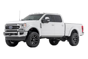 Ford F-350 Super Duty Fender Flares - Rough Country - Sport - Oxford White - '17-'22 Ford F-350 Super Duty Fender Flares - Rough Country - Sport - Oxford White - '17-'22